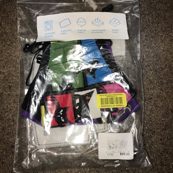 🆕 Halloween 2Pack Decorator Mask + 2 Non-Woven Fabric Filter - Picture 3 of 5